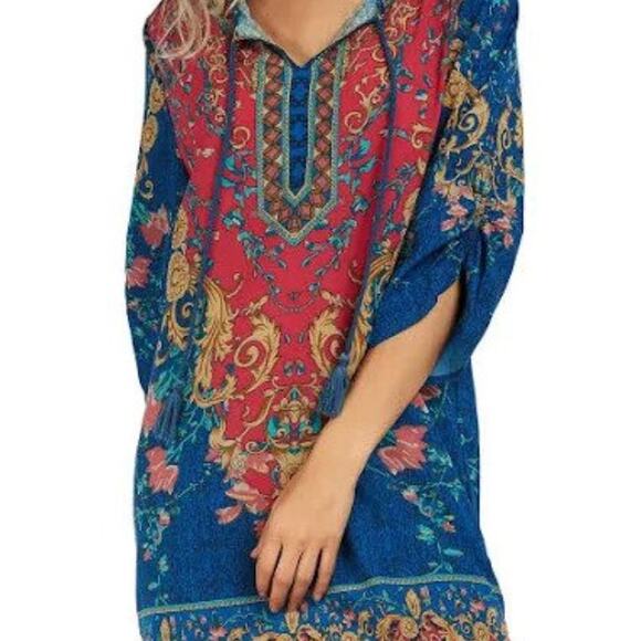 Urban Coco Size Small Loose Longline Boho Shirt Dress - Picture 1 of 13